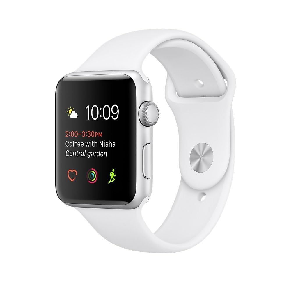 Apple - Apple Watsh Series 2 42mm シルバー×パールウーブン Apple Watch Series 2 Smartwatch 42mm silver MNPJ2LL/A: Buy